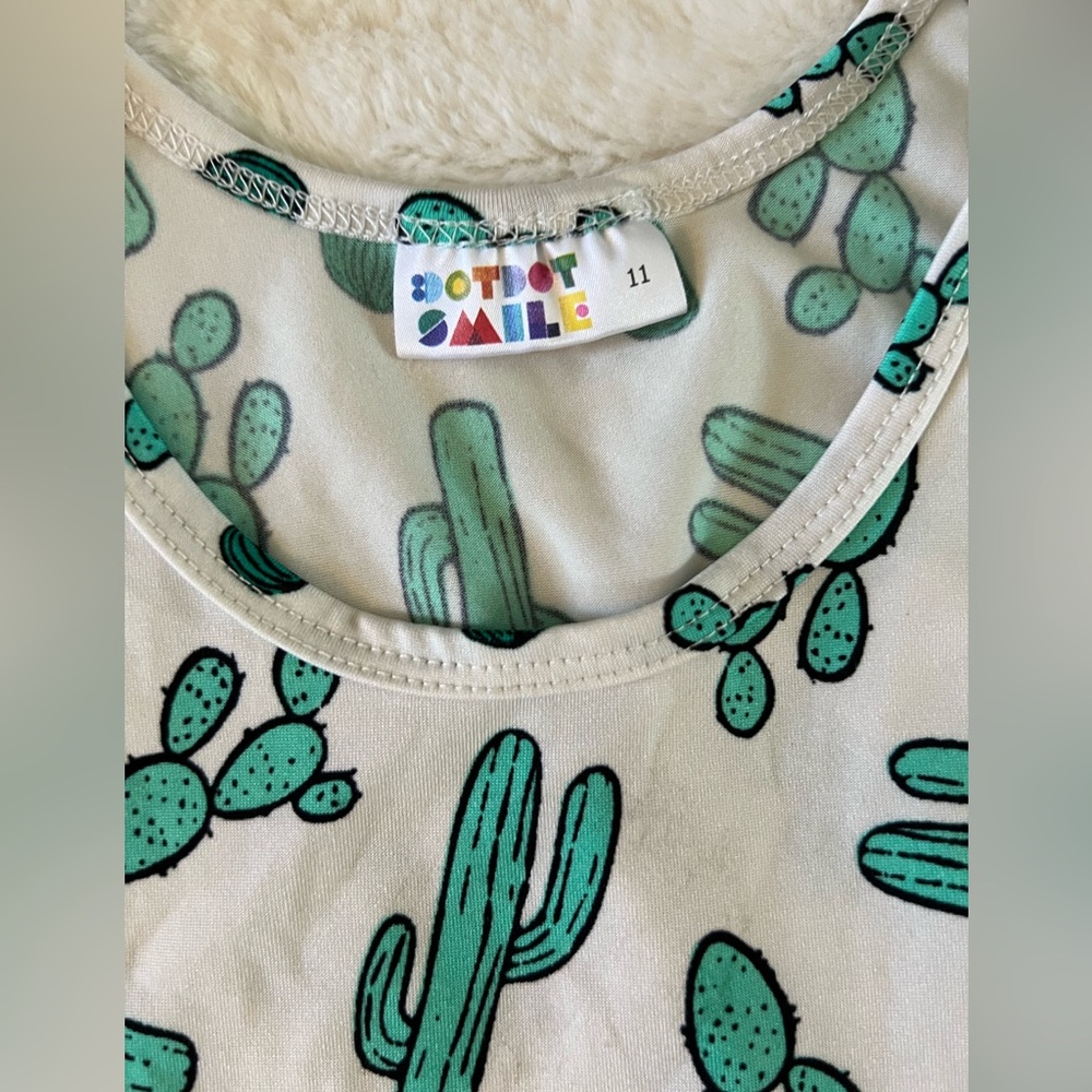 Dot Dot Smile Cactus Twirl Dress size 11 - Picture 3 of 4